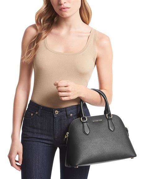 michael kors medium dome|michael kors leather satchel.